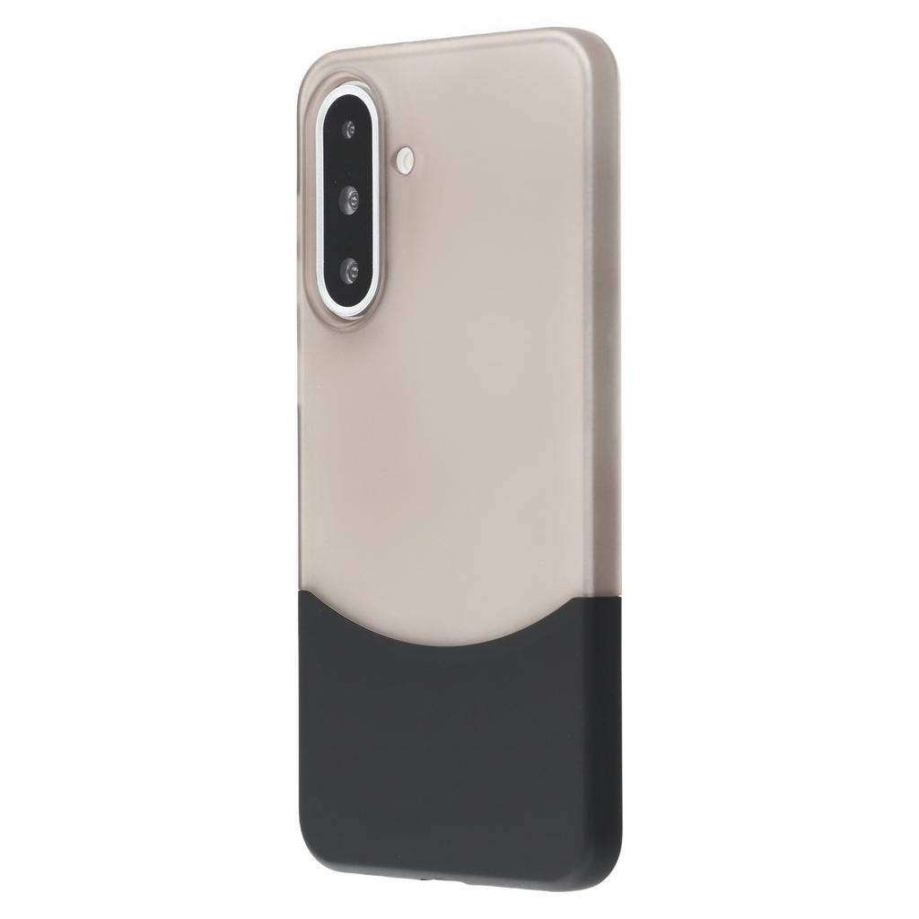 For Samsung Galaxy A56 5G Case Dual Color Splicing Matte PC Phone Cover Large Camera Cutout