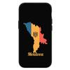 Для iPhone 16 15 X XR Samsung Galaxy S24 S23 Plus Xiaomi Redmi Note 13 12 11 Pro Max 10 14 OPPO Huawei чехол желтый черный флаг Молдовы карта телефон чехол