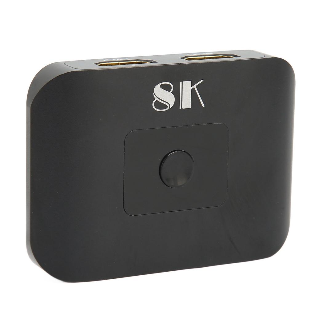 2x1 HD Multimedia Interface Switcher 2 In 1 Out 8K At 60Hz HD Multimedia Interface Splitter with Rem