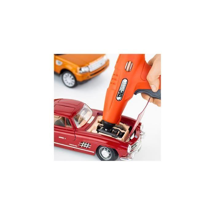 Pistolet à colle - tacwise - h4-7 - sans fil - batterie 4v - 6 bâtons de colle xl