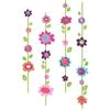 Giant Sticker - ROOMMATES - FLOWER GARLANDS - Repositionable - 25x5cm - Children's Wall Decoration