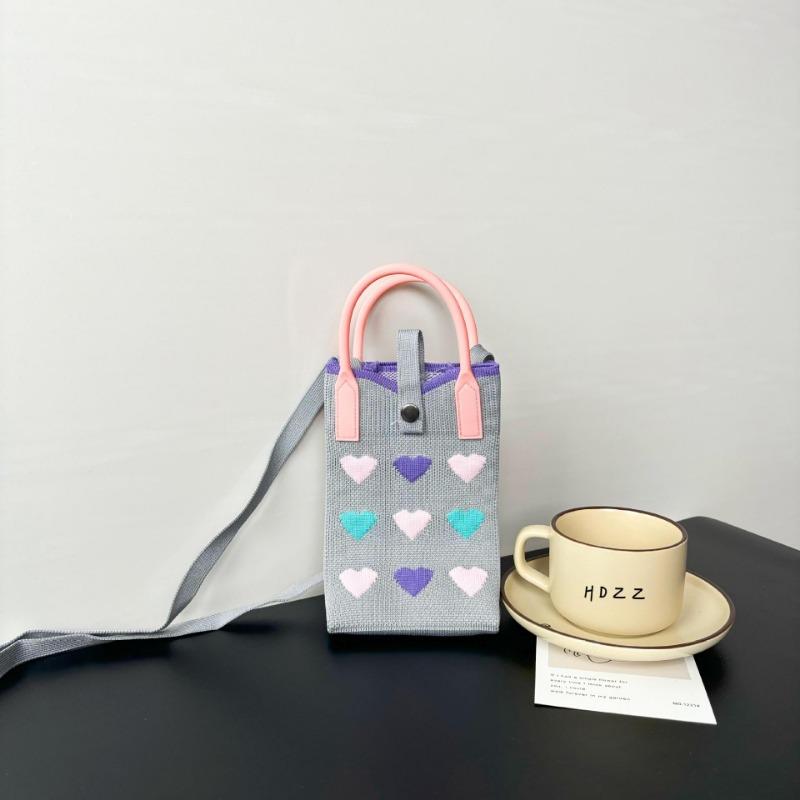 Любовь сумка для мобильного телефона дофамин универсальная вязаная сумка модная сумка-мессенджер через плечо высококлассная новая модель