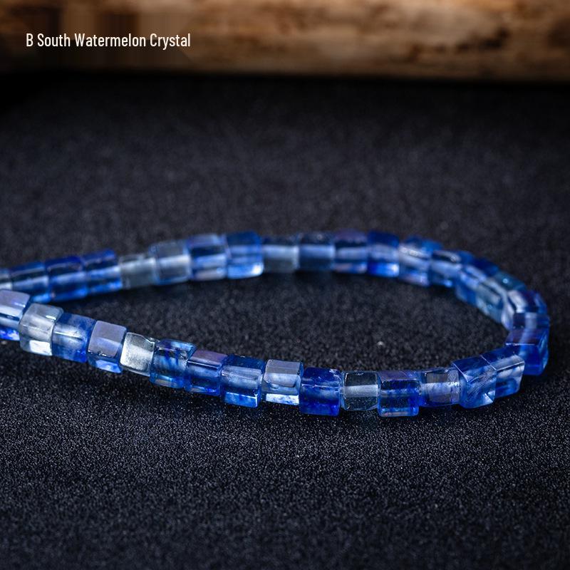 Кубики из натурального камня лазурита и бирюзы 4 мм – Креативный стиль