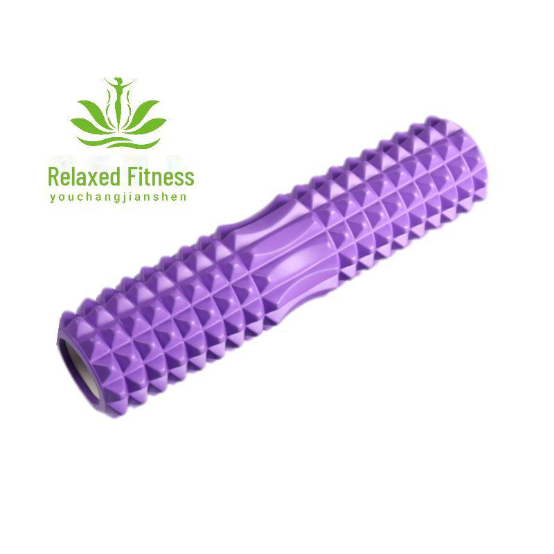 45cm EVA Foam Roller with Textured Surface for Muscle Massage and Relaxation
