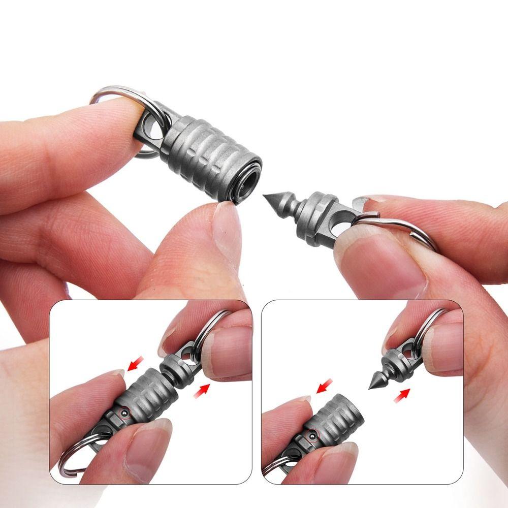 Ultra-light Brass Keychain Portable Car Key Ring New Keyring Outdoor Small Tool