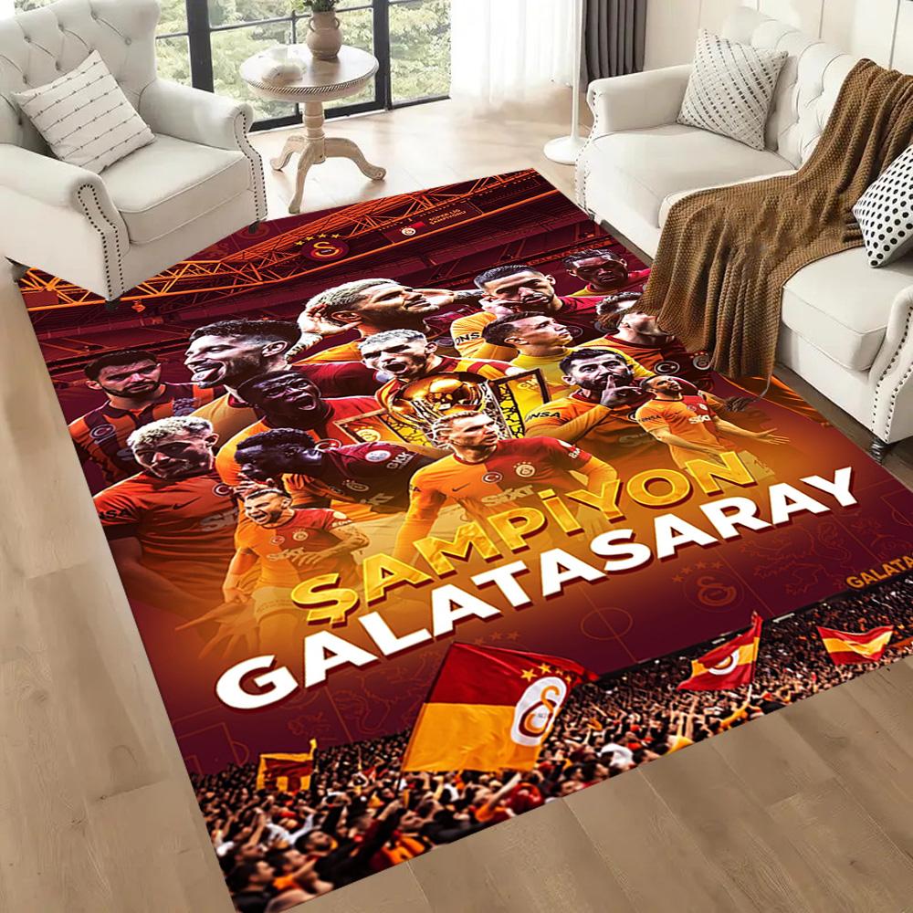 Galatasaray 306 Floor Mat Suitable for Balcony Dining Room Entryway Foyer Anti-slip Rug Anime Office Decor