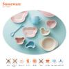 Le Creuset Tableware Детская миска Ложка Молочный Нагрев Холод Микроволновая печь Baby First Gift Японский набор, Детский и набор, Розовый, Устойчивый, Устойчивый, Безопасный,