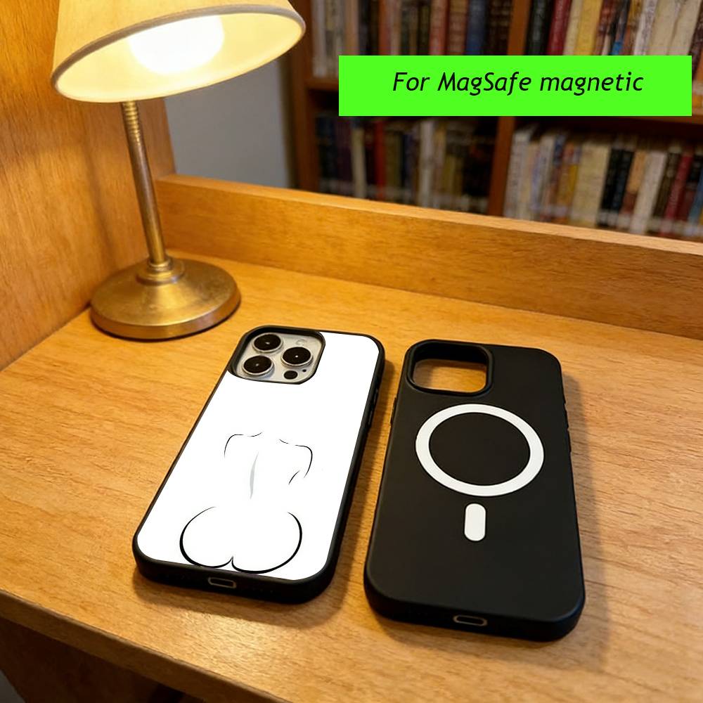 Sexy Female Body Art Phone Case For iPhone17,16,15,14,13,12,11 Plus,Pro Magnetic For Magsafe Wireless Charging