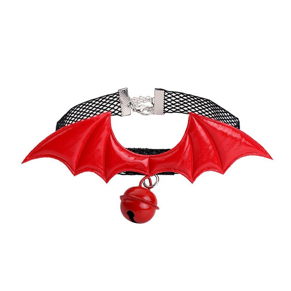 Flowers Halloween Jewelry Bat Women Choker Neck Collar Lace Choker Goth Necklace Gothic Choker