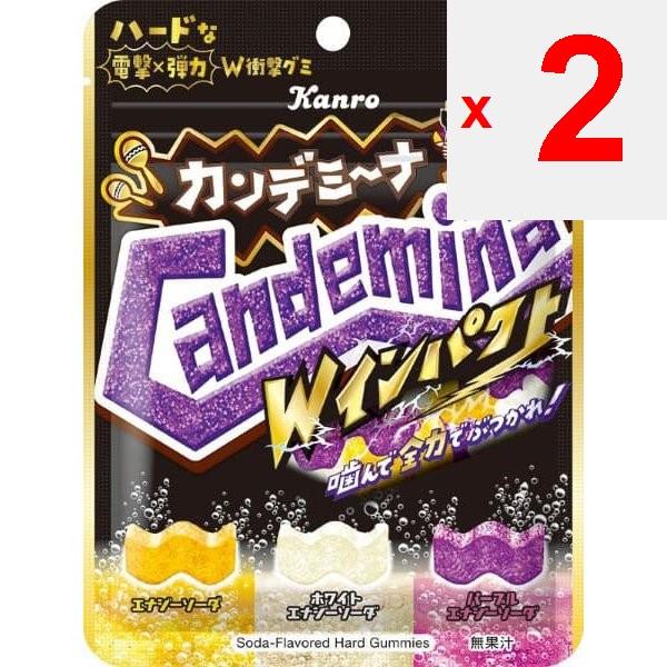 KANRO Candemina Gummi W Impact 72 г Укуси и бей со всей силы!Укуси и бей со всей силы! Укуси и бей со всей силы!