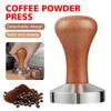 Coffee Press Powder Hammer Home Kitchen Counter Coffee Utensils Powder Press Wooden +Stainless Steel Suitable For Mocha Teapots