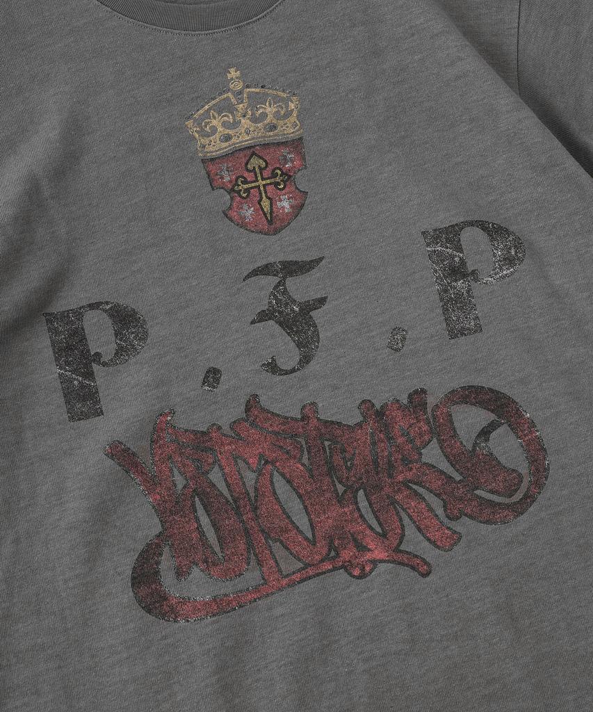 VASTIC Crown Emblem T-Shirt_Charcoal
