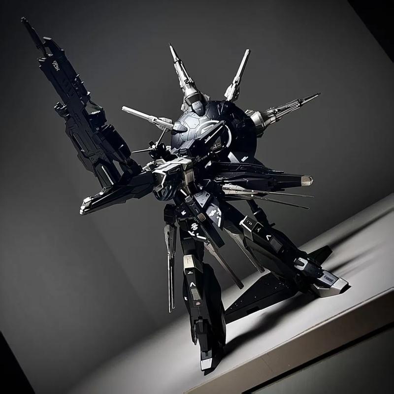 В наличии MG 1/100 Черный Покрытый Провиденс Мобильный Костюм Покрытая Версия Коллекционная Модель для Сборки Набор Фигурок Игрушки