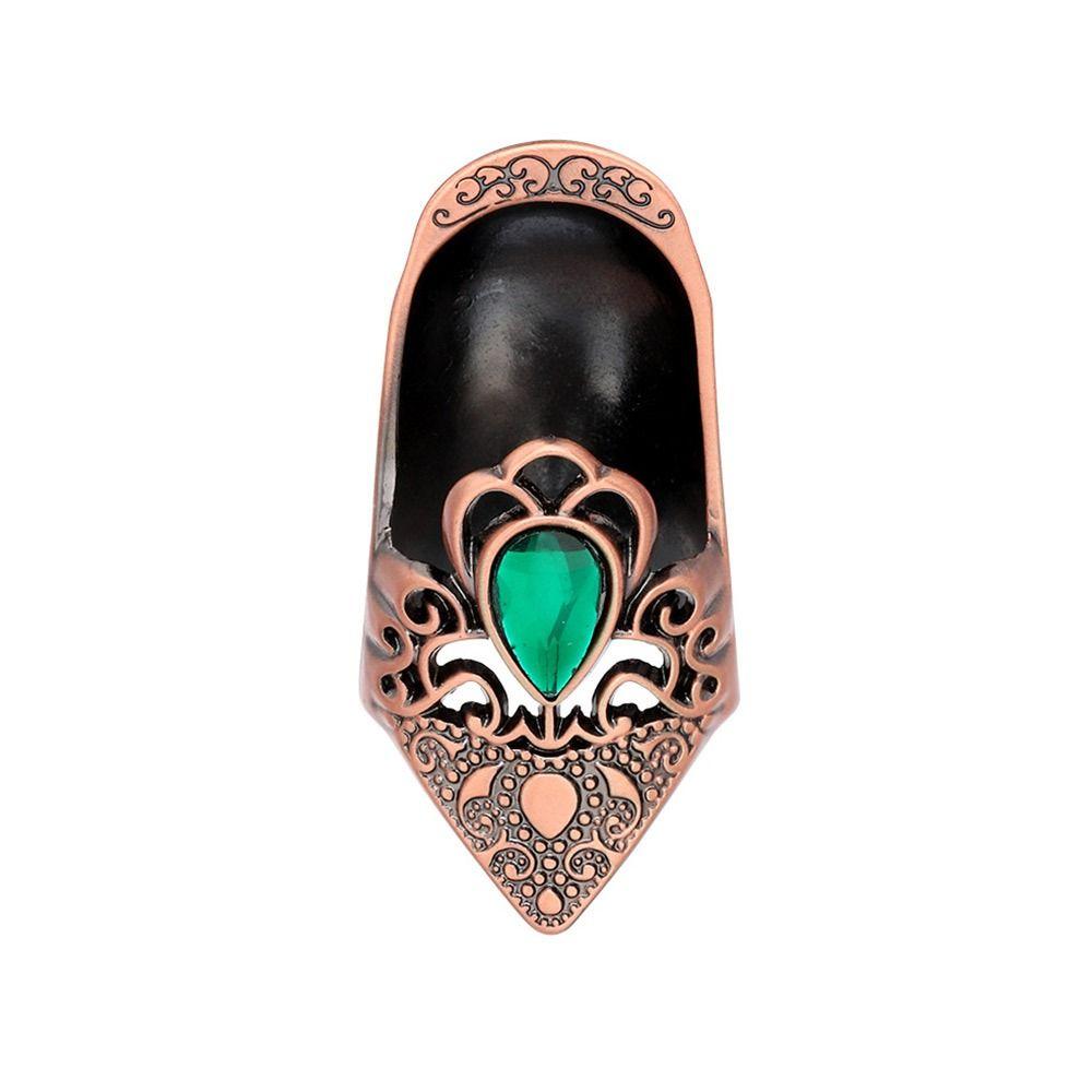 Metal Open Nail Acorn Thimble Durable Open Nail Acorn Finger Protector  for Embroidery