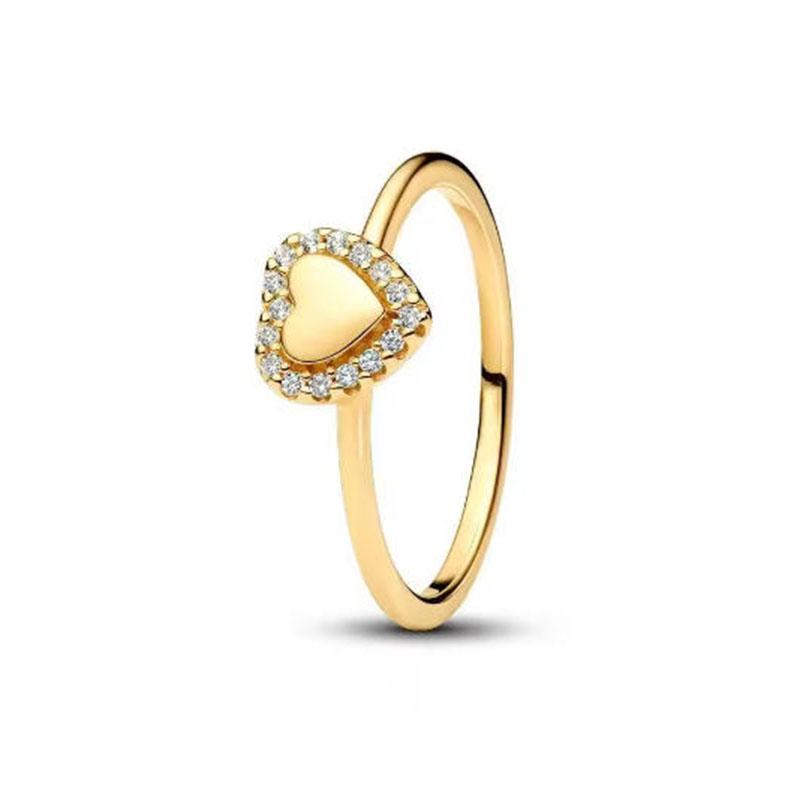 S925 Silver Pink Flower Bee and Bow Women's Ring Fashionable and Versatile Gift for Friends 2026