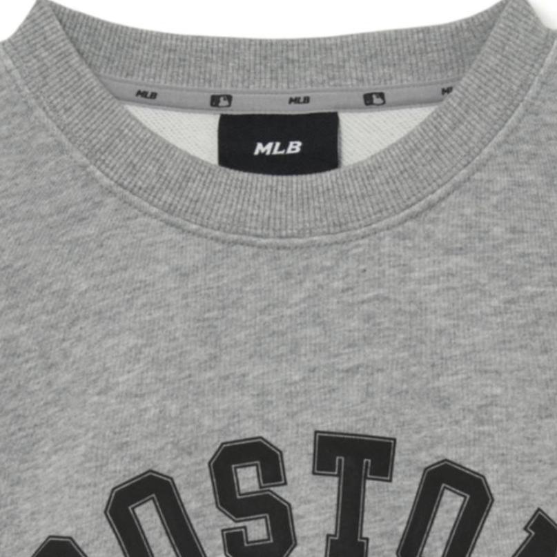 Новая женская толстовка MLB RED SOX серая 3FMTV0231-43MGS