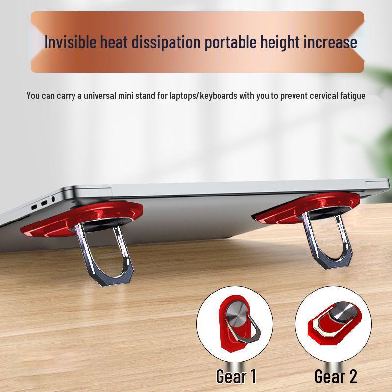 Foldable Metal Laptop Heat Dissipation Stand - Portable and Anti-Collapse Bracket