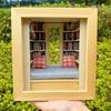 Миниатюрная книжная комната, деревянный мини-уголок для снятия стресса, книжный уголок, избавляющий от беспокойства, с книжным шкафом, подарок для любителей книг, домашний офис, декор