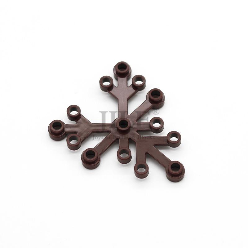 40Pcs Blocks City Moc Plants Leaves 6X5 Green Tree Building Bricks 2417 Compatible With Garden Grass Flower Accessories Toys