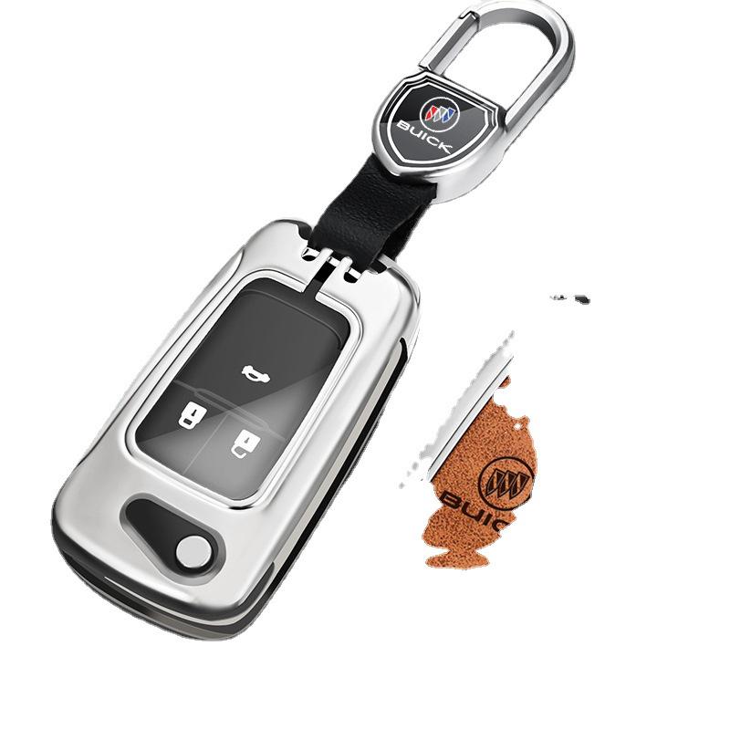 2021 Buick Key Cover for Excelle, Regal, Envision, LaCrosse, Verano – Men's High-Grade Shell Bag