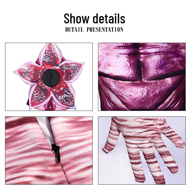 Костюм-комбинезон «Очень странные дела 5: Растение-хищник» для Хэллоуина и косплея