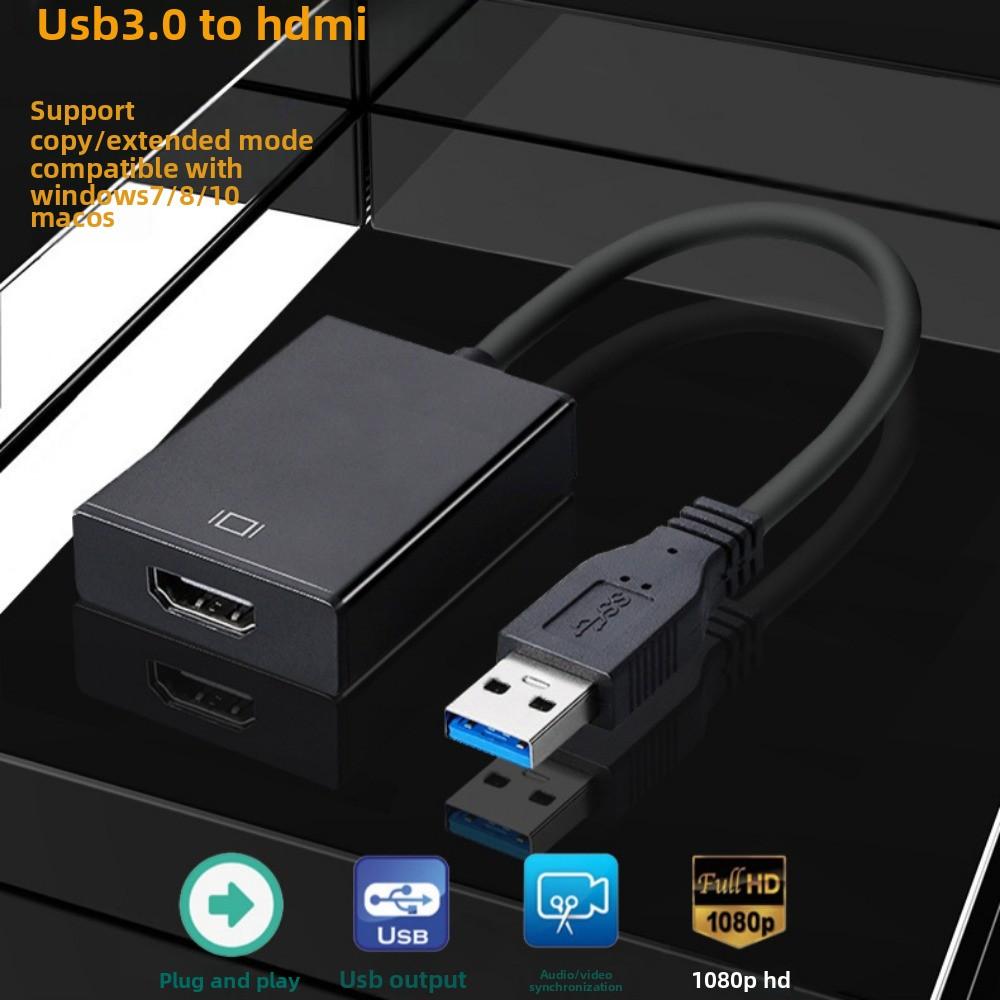 Адаптер USB 30 к HDMI с драйвером Конвертер 1080P HD для ПК к ТВ Ноутбук Монитор Проектор