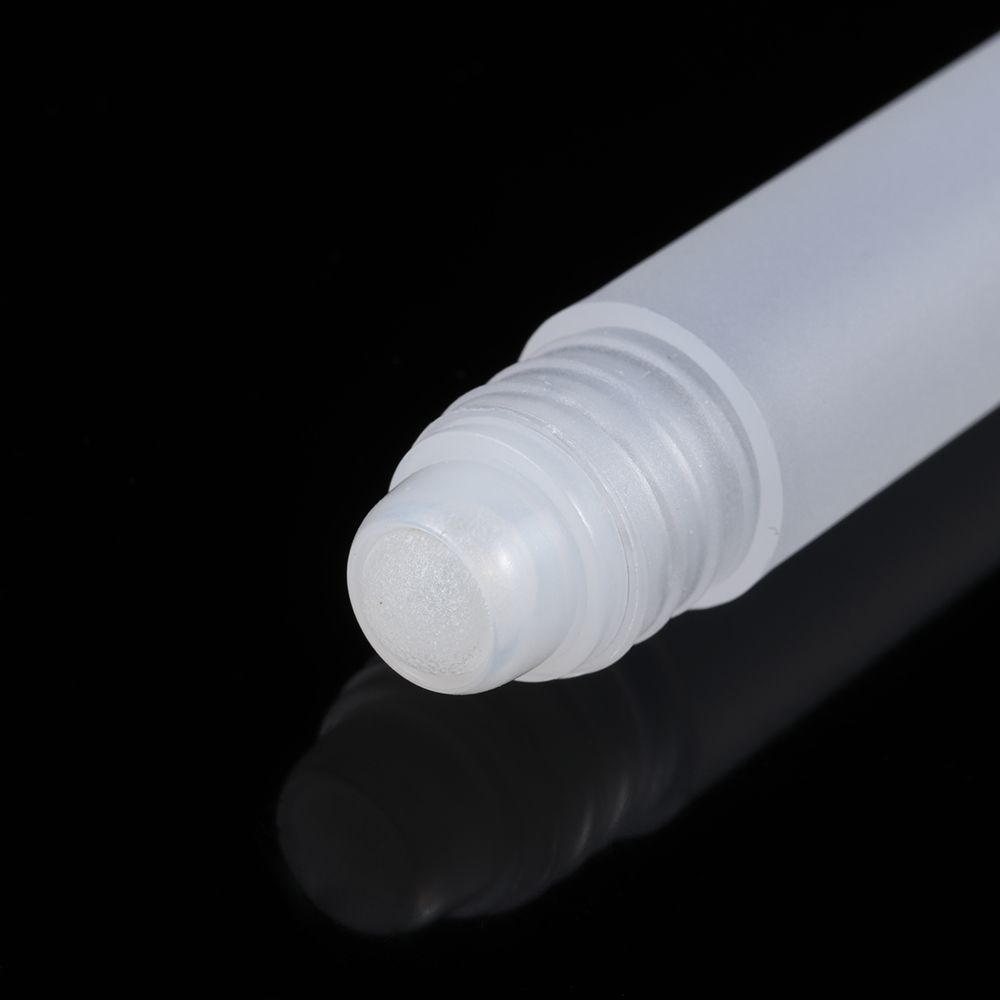 Прозрачный портативный пустой флакон для эфирного масла, матовый стеклянный контейнер для духов, шариковый ролик