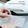 Car Door Edge Transparent Anti Scratch Protection Strips Bumper Scuff Plate BarRearview Mirror Anti-collision Protector