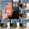 Dirt-resistant Durable Phone Case For Oukitel C21 Pro Fashion Design Full Wrap Silicone Graffiti TPU Card Slot Cover