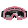 TOPINCN Children's Bike Goggles, Bicycle Goggles, Motorcycle Gog, Windproof, UV Protection (Pink)