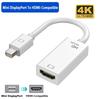 Mini DisplayPort To HDMI-compatible Adapter 4K/1080P DP Male To HD Female Converter Compatible for MacBook Air/Pro TV Projector