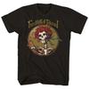 2025 Хлопок Grateful Dead Колдуны Индейский Череп Рок Панк Классическая Футболка Унисекс Мужская Женская Короткий Рукав Летняя Футболка с Круглым Вырезом