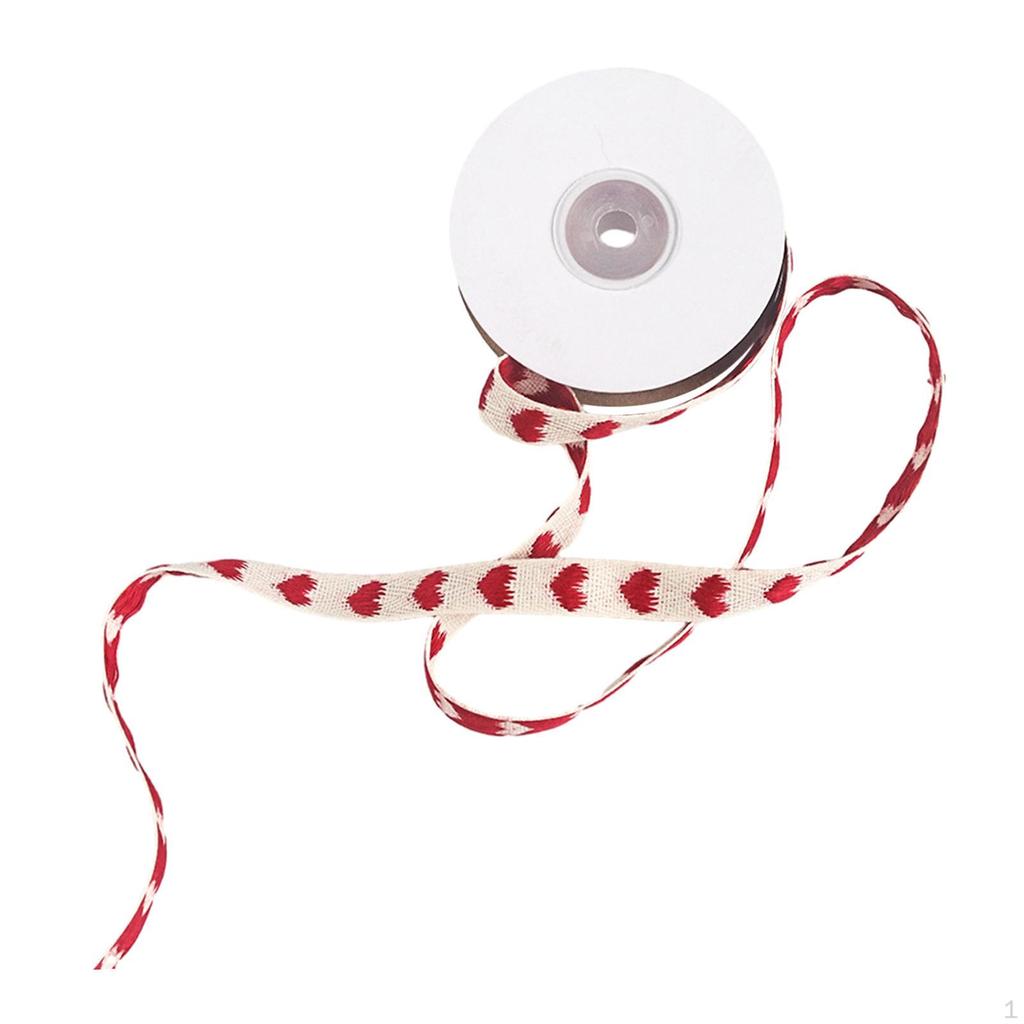 Valentines Day Ribbons Wrapping Embellishments Sewing Ribbon Love for Gift Packaging