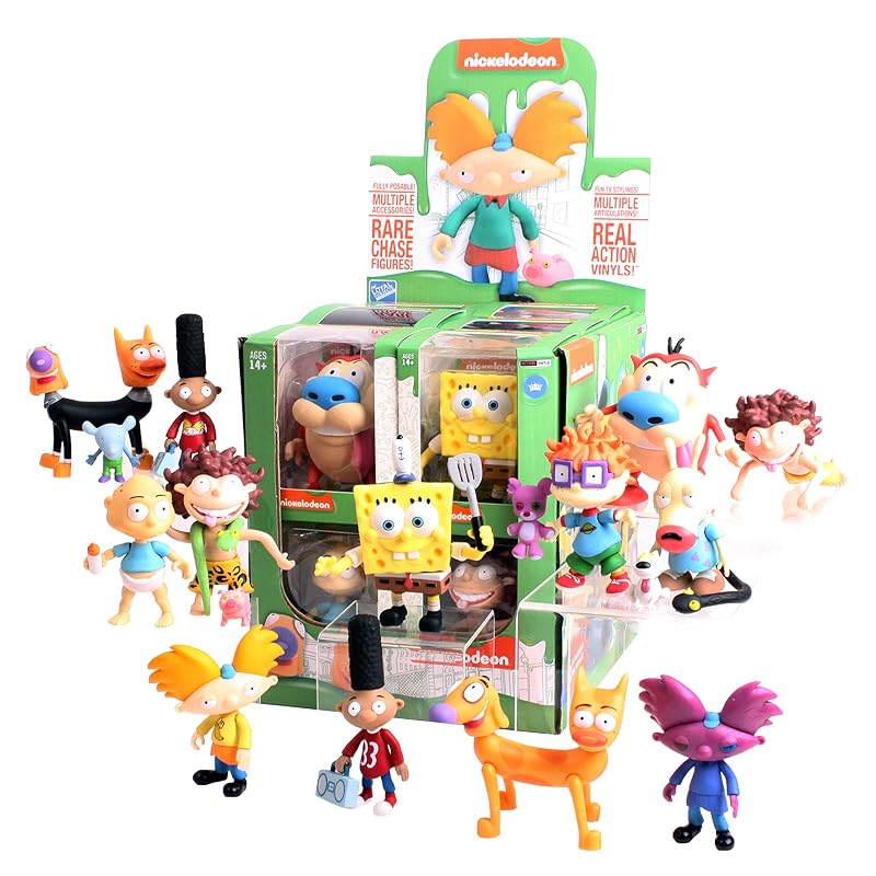 The Loyal Subjects Набор виниловых фигурок Nickelodeon Splat Action в оконной коробке (12 фигурок)