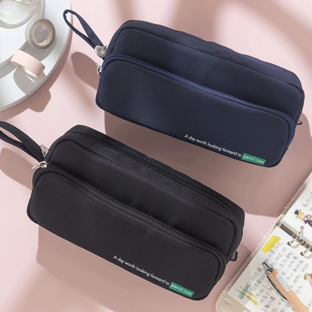 Назад к школьным принадлежностям под пеналом для школьников, девочек и мальчиков, большой емкости для взрослых, пенал для карандашей, органайзер, сумка для карандашей