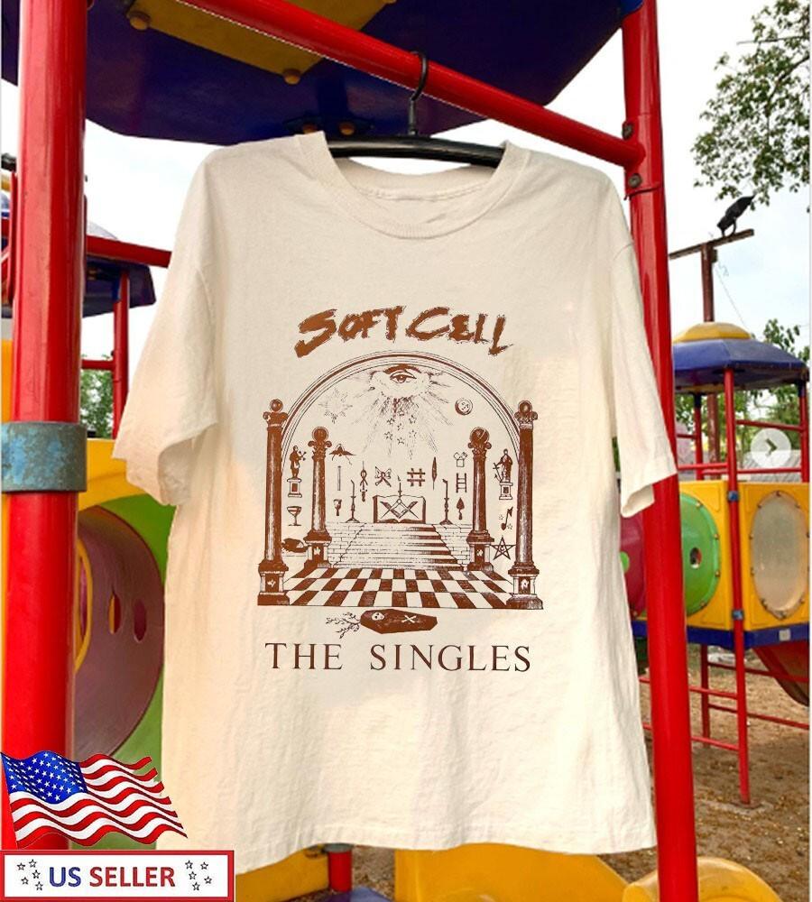 Soft Cell Band The Singles White T Shirt Full Size S-5XL SU320