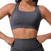 Women's High Impact Buttery Soft Sports Bra High Stretch Shockproof Racerback Yoga Tank Top Gym Running Fitness Athletic Underwear