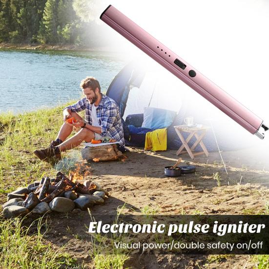 Electric Rechargeable Igniter Windproof Compact Size Portable Barbecue Stove Igniter Camping Accessories