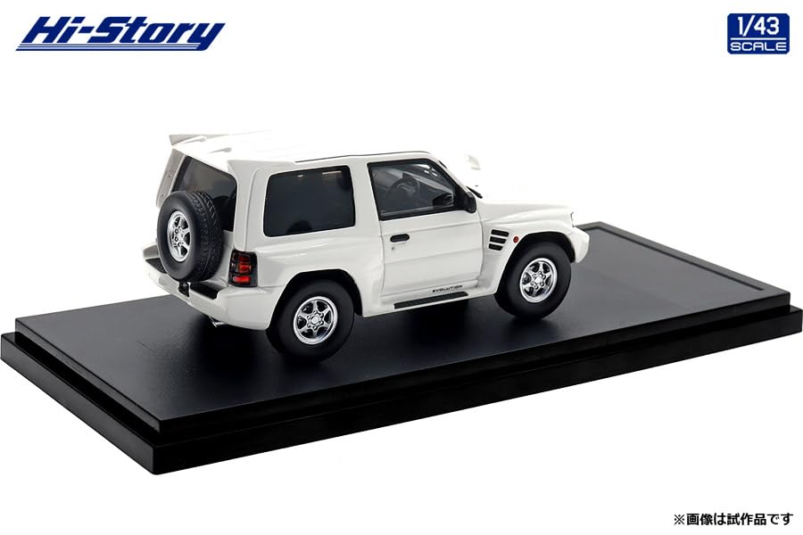 Hi Story Mitsubishi PAJERO EVOLUTION Sophia White Finished Product 1/43 (1997)