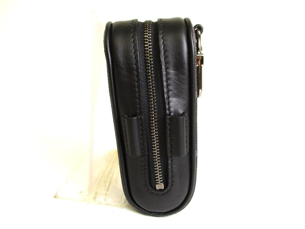 Подлинный футляр для мячей для гольфа LOUIS VUITTON Monogram Eclipse Andrews #9689, восстановленный