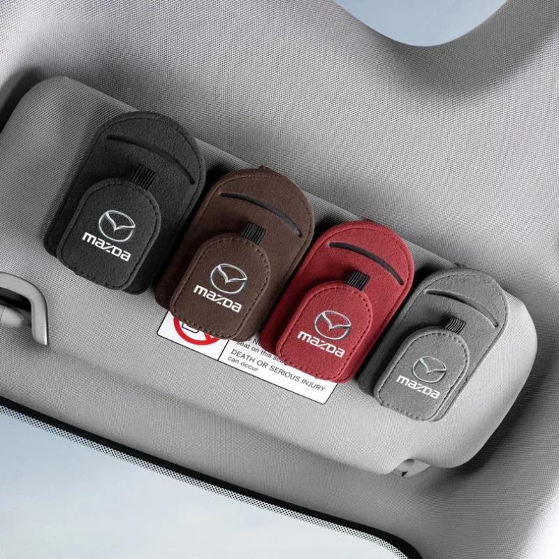 2025 Горячий Автомобильный Козырек Многофункциональная Сумка для Хранения Зажим для Очков для Mazda 3 6 RX8 RX7 Axela Atenza MX5 CX9 CX3 CX5 CX7 323 626