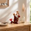 Modern Art Ornaments for Entrance Hall Faceless Wedding Couple Figurine, Resin Statue, Romantic Proposal Anniversary Gifts Couples Sculpture