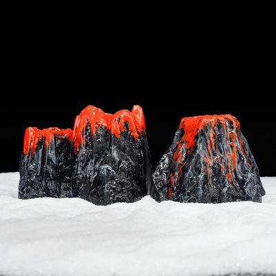 1 шт. Аквариумный ландшафт Имитация вулкана Аквариумные аксессуары Каменистый аэратор для помпы Пузырьковый камень Кислород