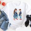 (Asian Size) T Shirt Women Print Tee Top Mom Love Sweet 90s Style Trend Fashion Female Clothing Short Sleeve Graphic T-shirts