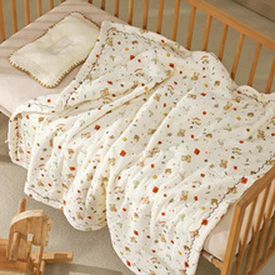 Cartoon Pattern Pure Cotton Baby Blanket & Bath Towel