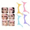 Lazy Makeup Tool: Silicone Eyebrow Shaper Card with Eyeshadow Assistant for Perfect Eyebrow Shape