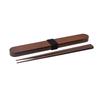 Mitani Yamanaka Lacquerware Chopsticks and Chopstick Case Wappa Made In M17601 Set, 18cm, Brown, Style, Japan,