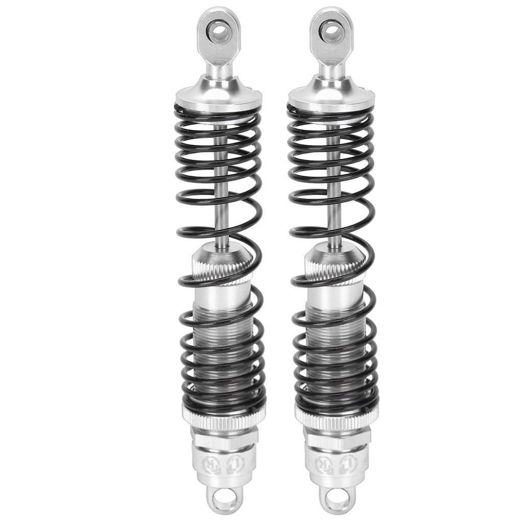 2Pcs 110mm RC Metal Rear Shock Absorber Damper for TRAXXAS   SLASH 1 10 RC Car PartsSilver