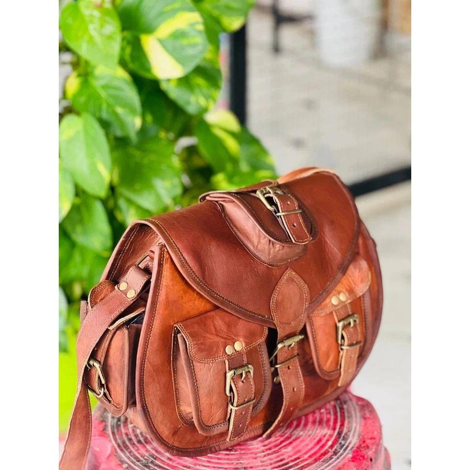 Important Leather Bag Goat Satchel Women's New Genuine