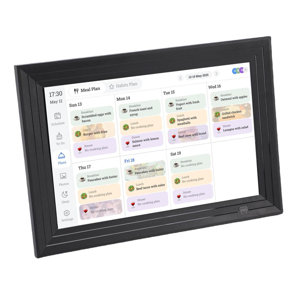 Smart Digital Calendar 10.1 Inch WiFi   Interactive Smart Family Planner Digital Picture Frame with APP for Home